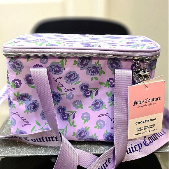Juicy Couture Signature Logo Floral  Cooler Bag - Picture 3 of 8